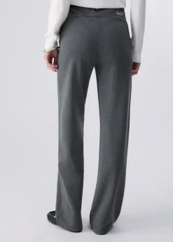 Pantaloni regular fit in punto milano