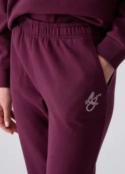 Pantaloni regular in felpa