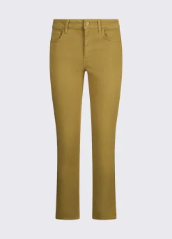 Pantaloni skinny a vita alta