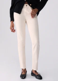 Pantaloni skinny con cintura