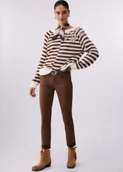 Pantaloni skinny cropped