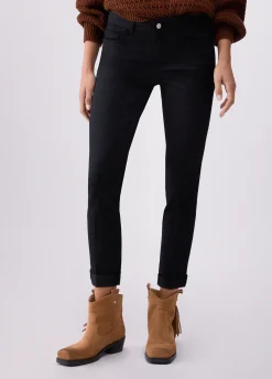 Pantaloni skinny cropped