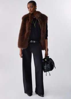Pantaloni straight ampi