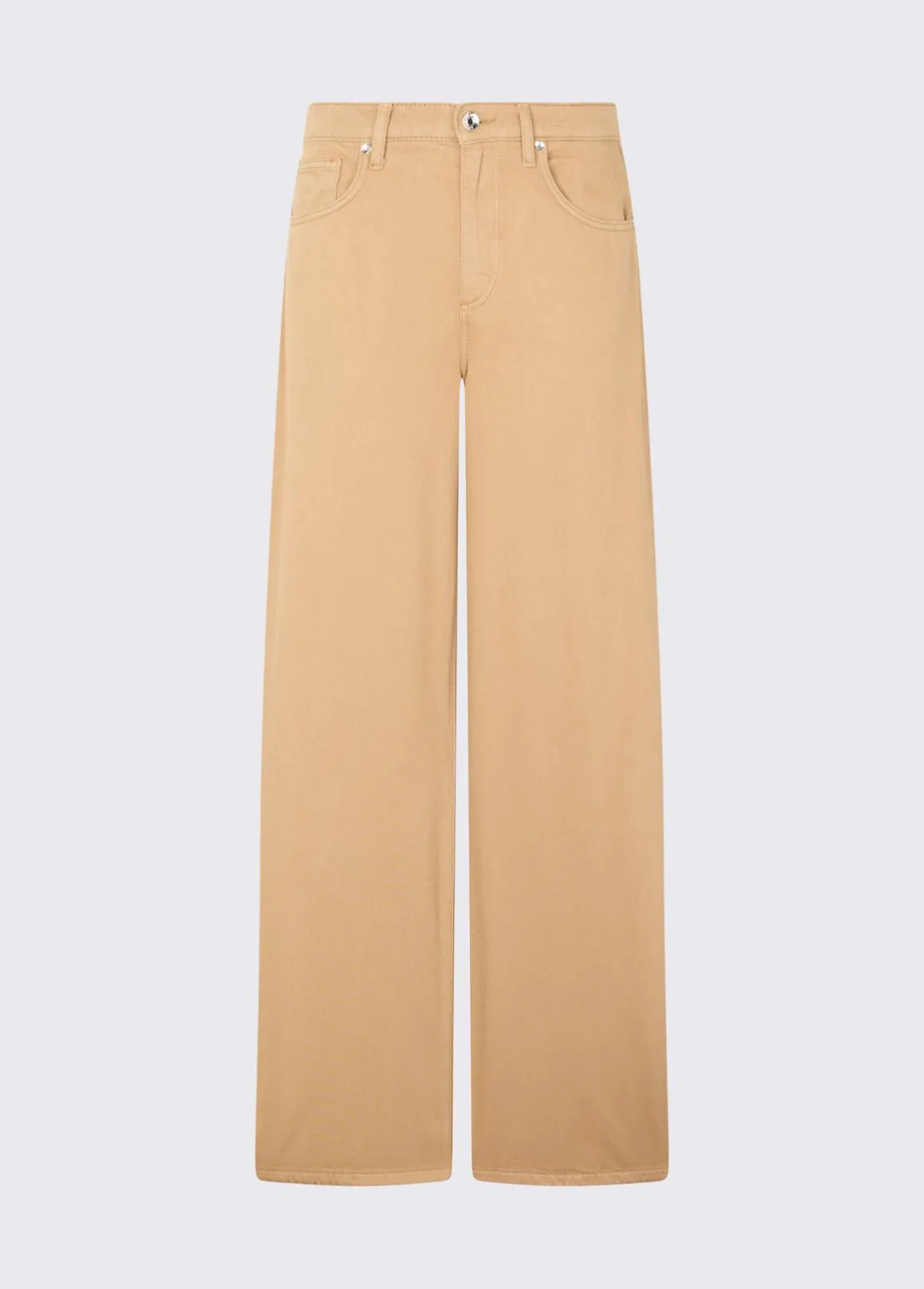 Pantaloni super flare a vita alta