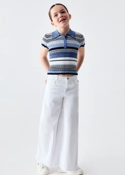 Pantaloni wide leg
