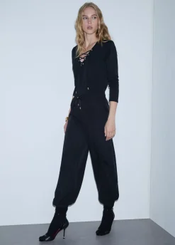 Pantaloni wide-leg