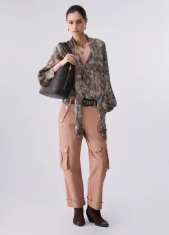 Pantaloni worker con tasche