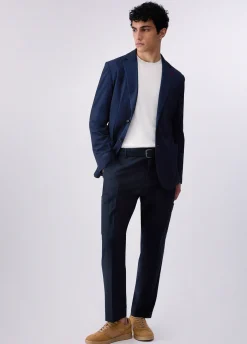 Pantaloni worker in misto lana