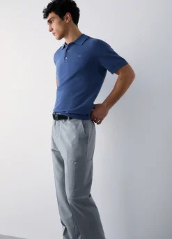 Pantaloni worker in misto lana