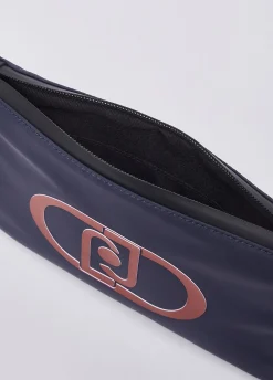 Pochette con maxi logo