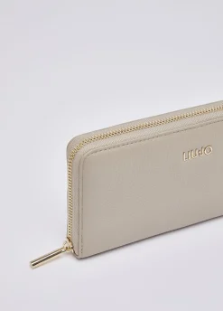 Portafoglio grande con zip