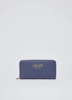 Portafoglio grande con zip