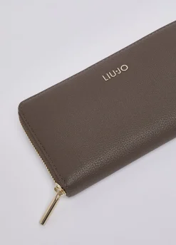Portafoglio grande con zip