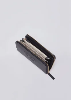 Portafoglio grande con zip
