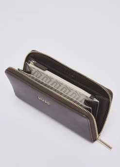 Portafoglio grande con zip