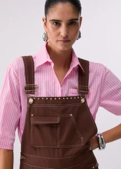 Salopette con maxi tasche