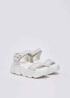 Sandali chuncky con in suede