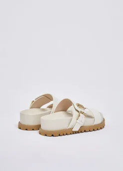 Sandali con stampa cocco
