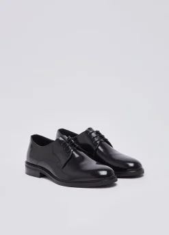 Scarpe stringate in pelle
