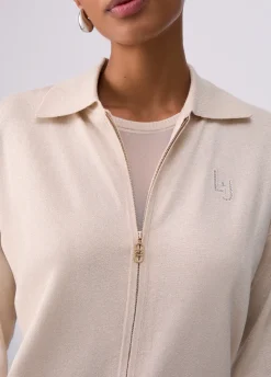 Set top e cardigan in lurex