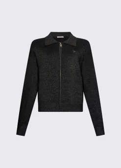 Set top e cardigan in lurex