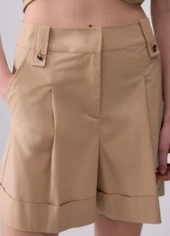 Shorts in popeline