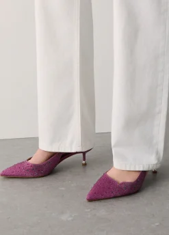 Slingback full strass