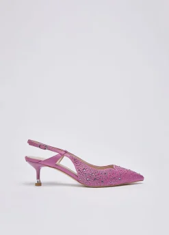 Slingback full strass