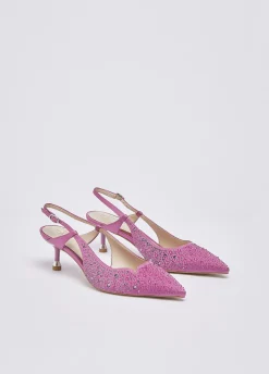 Slingback full strass