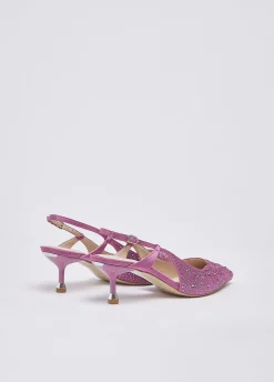 Slingback full strass