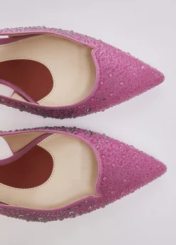 Slingback full strass