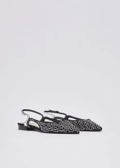 Slingback full strass