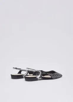 Slingback full strass