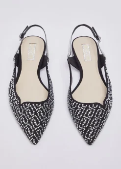 Slingback full strass