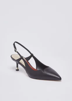 Slingback in nappa