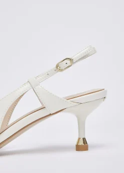 Slingback in vernice