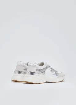 Sneakers con dettagli glitter