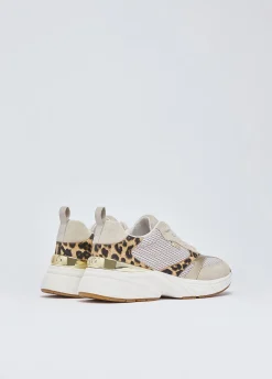 Sneakers con dettaglio animalier