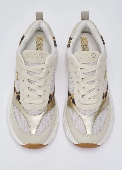 Sneakers con dettaglio animalier