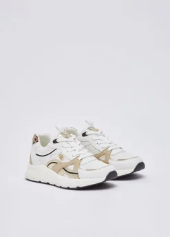 Sneakers con dettaglio animalier