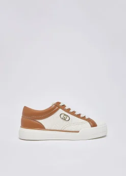 Sneakers con logo monogram