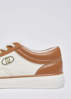 Sneakers con logo monogram