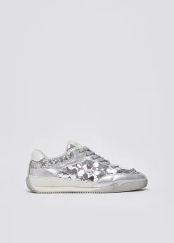 Sneakers con maxi paillettes