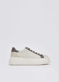 Sneakers in canvas co maxi logo