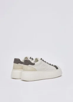 Sneakers in canvas co maxi logo