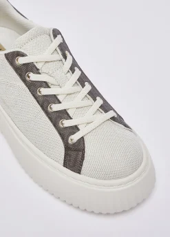 Sneakers in canvas co maxi logo