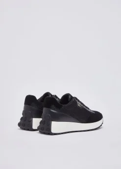 Sneakers in mesh e paillettes