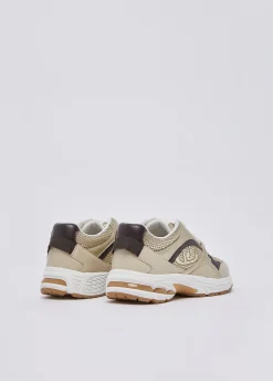 Sneakers in mesh metallizzato