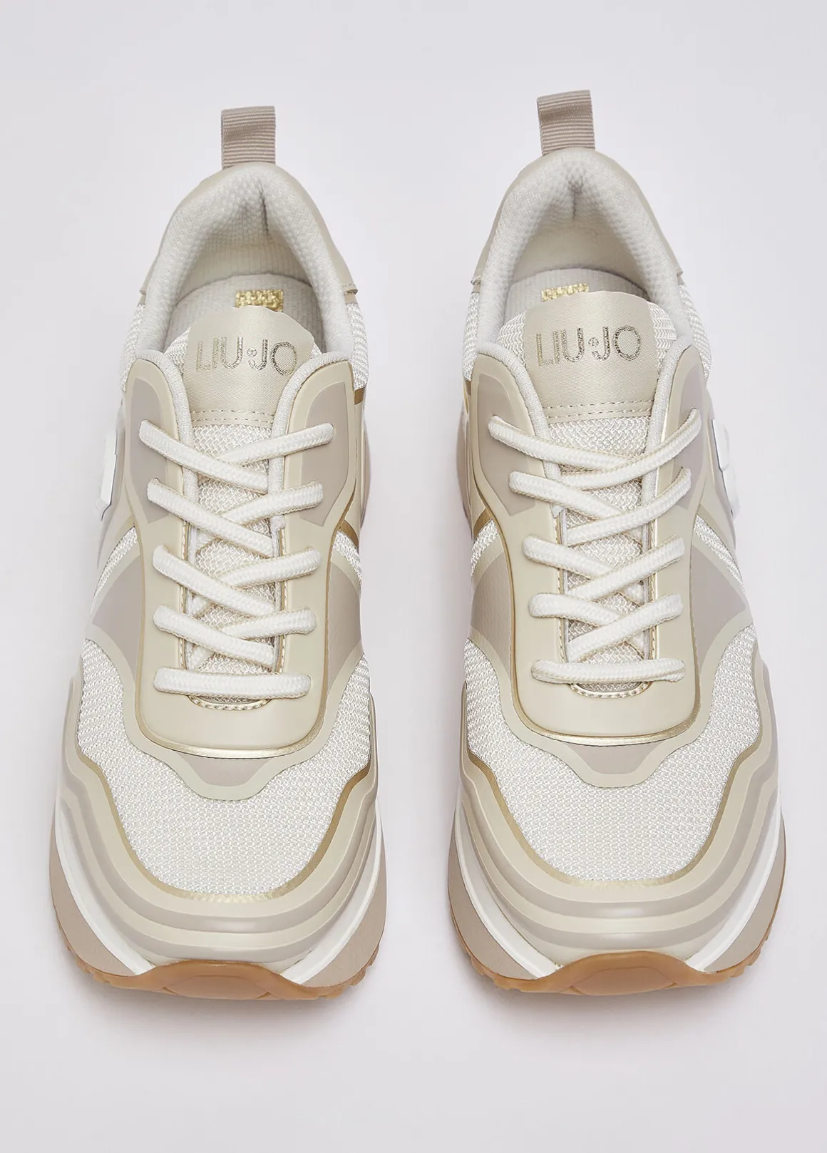 Sneakers in mesh stampato
