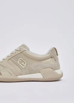 Sneakers in pelle e suede